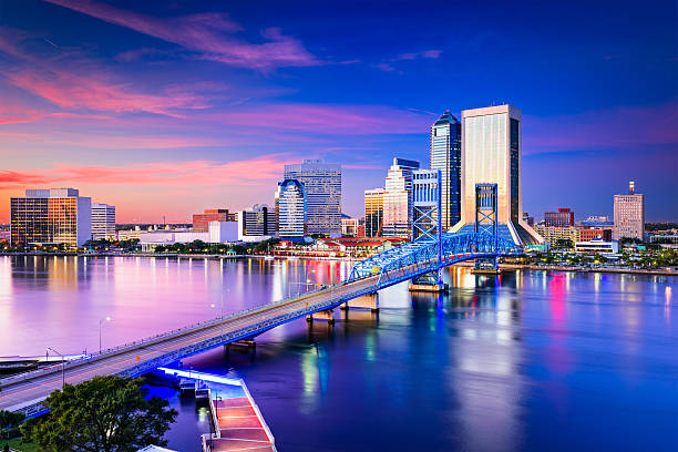 Jacksonville Florida City Sky Line
