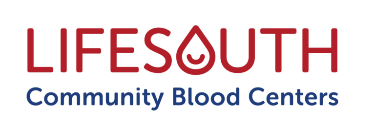 The logo for lifesouth community blood