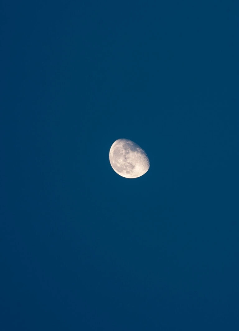 A full moon in the sky